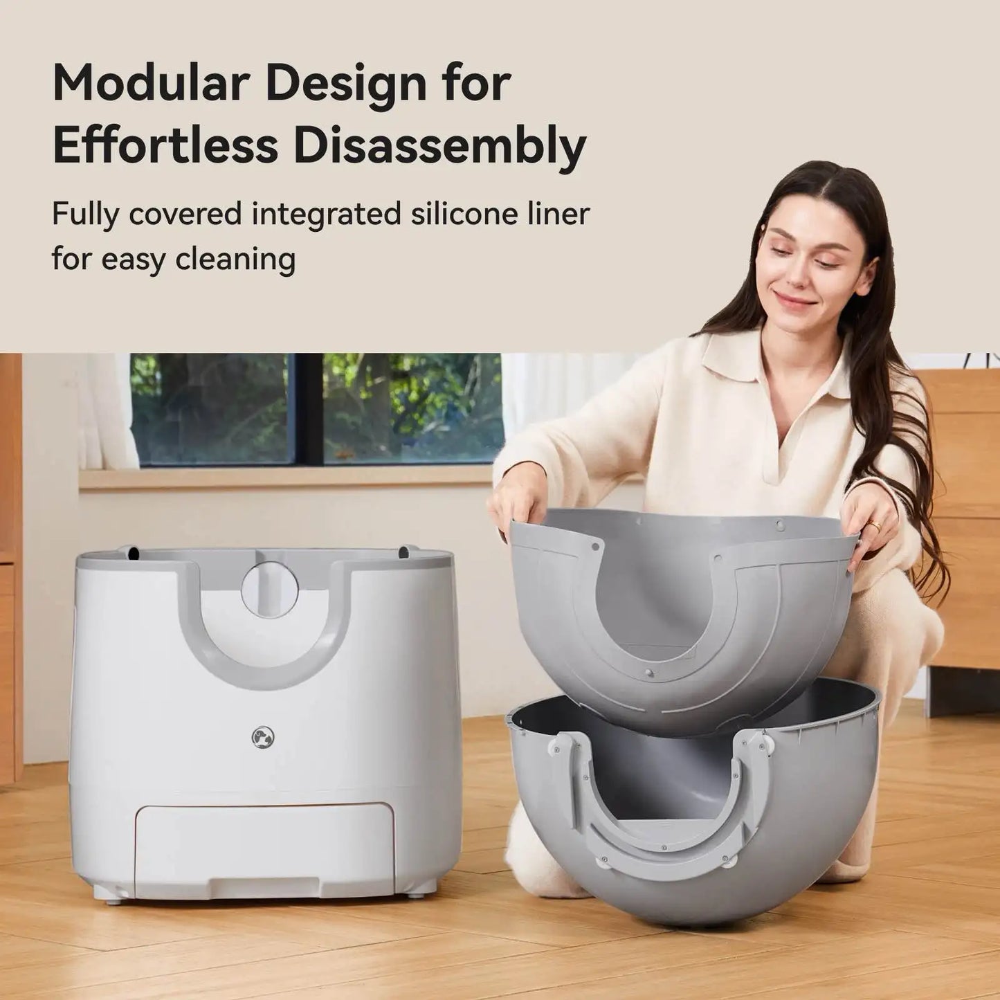 Automatic Smart Self-Cleaning Cat Litter Box 11L Capacity