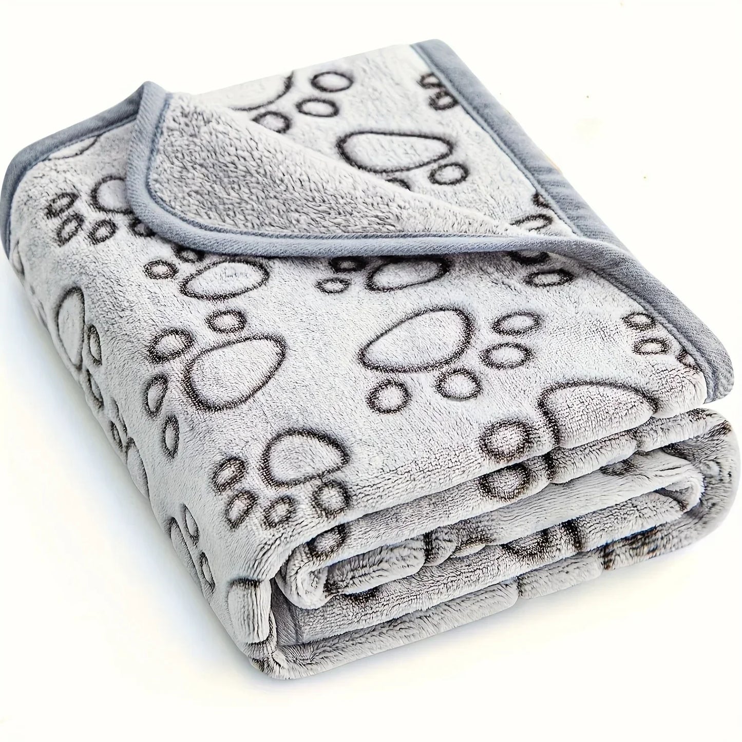 Ultra Soft Fluffy High Quality Pet Blanket Cute Cartoon Pattern Pet Mat Warm and Comfortable Blanket for Cat Dogs Cat Bath Towel