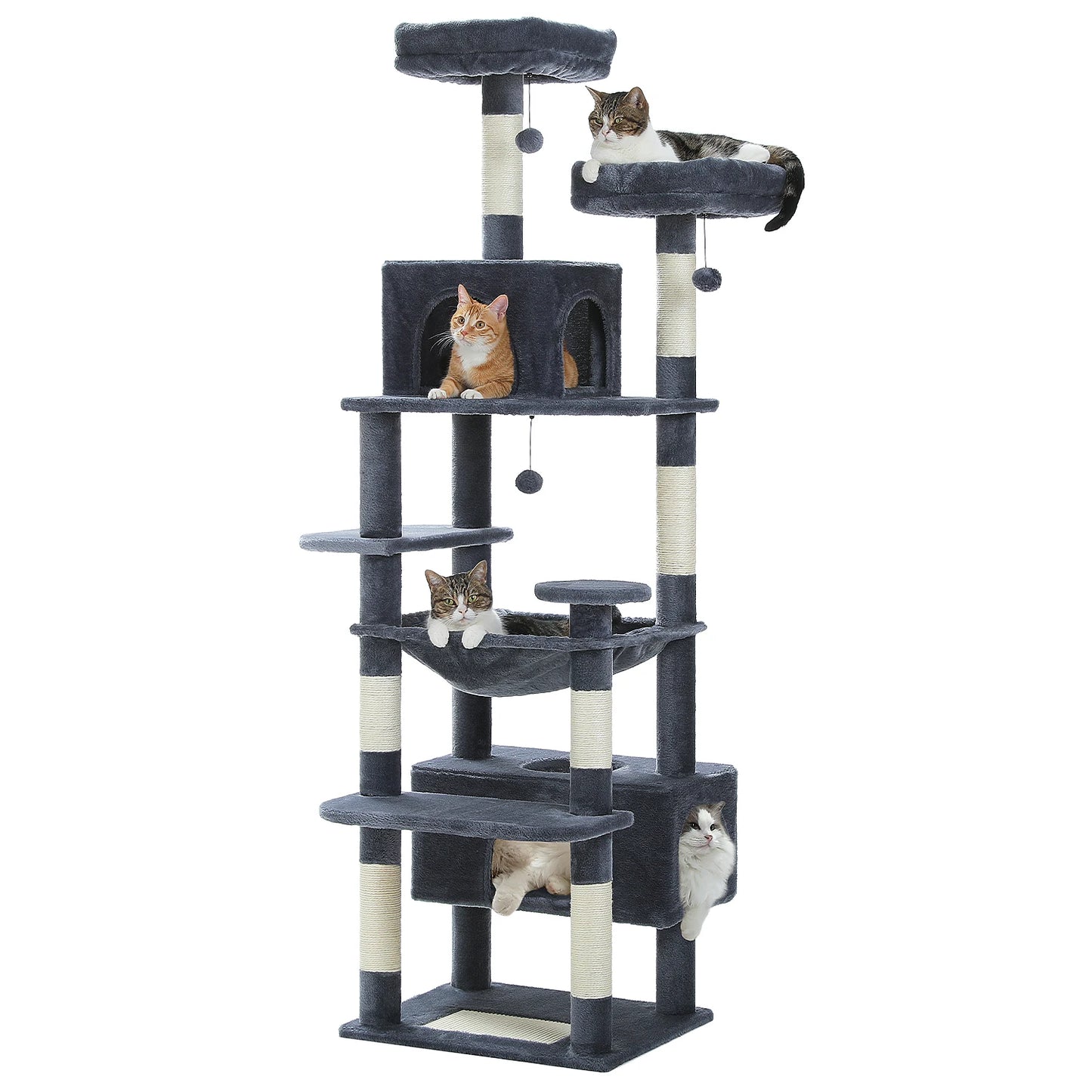 Multi-Level Cat Tree Tower with Condo & Hammock product image 13