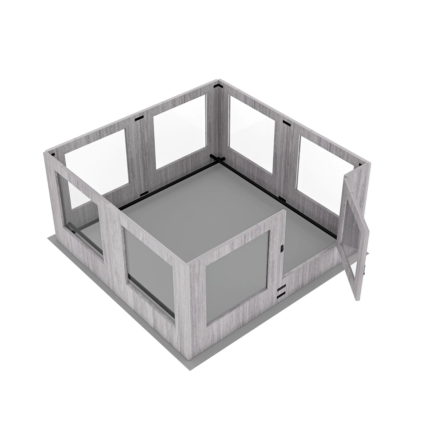 Tempered Glass Dog Playpen with Waterproof Mat product image 7