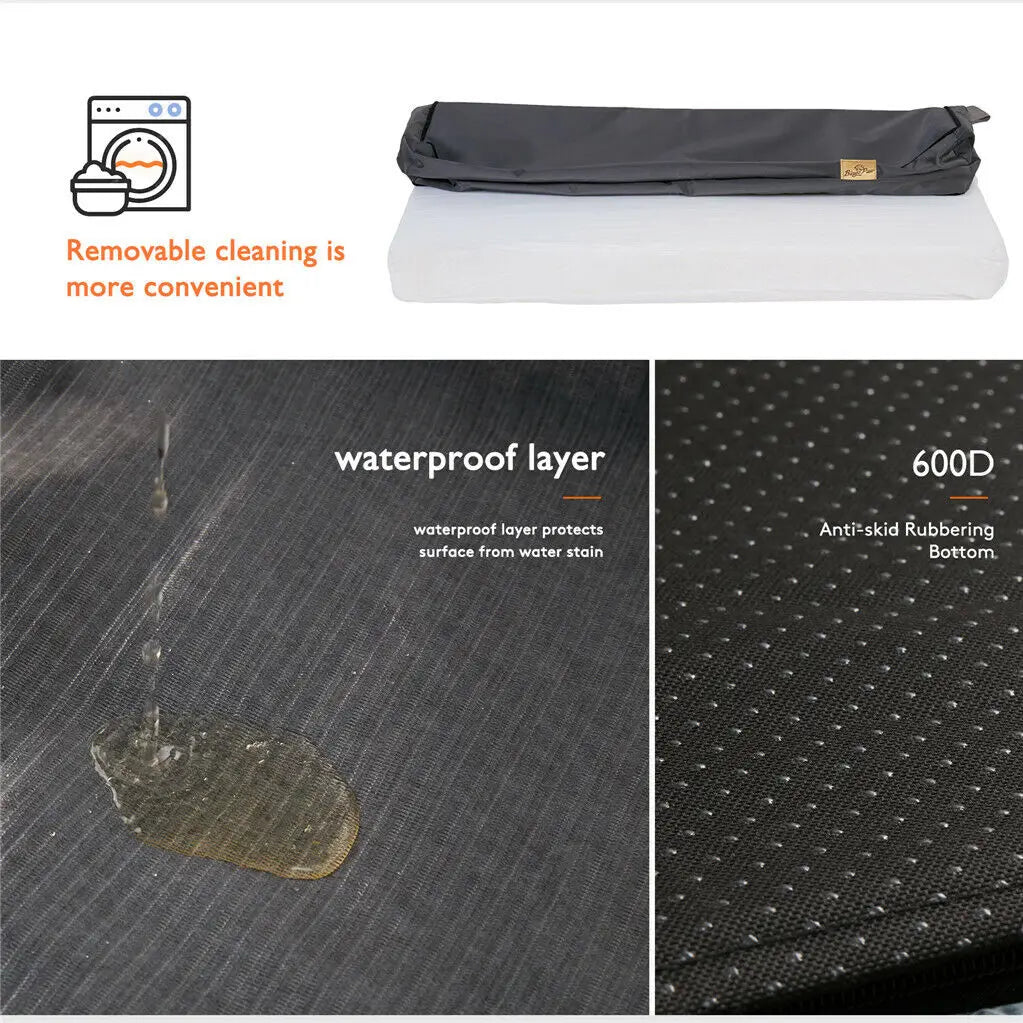 Orthopedic Memory Foam Crate Dog Bed with Waterproof Cover product image 5