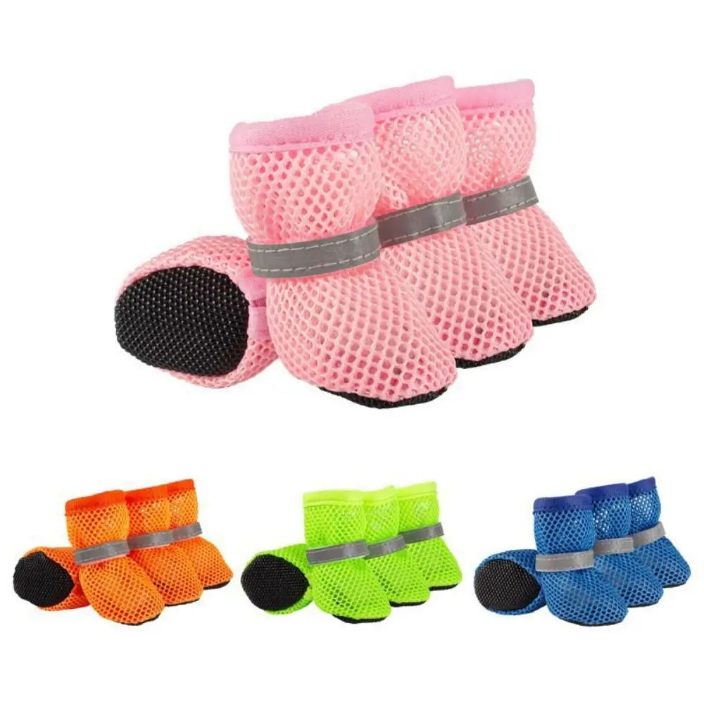 Mesh Breathable Dog Shoes for Everyday Paw Protection - feature close-up view