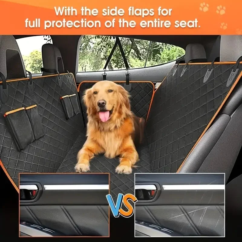 Waterproof Dog Car Seat Cover Hammock, Scratch-Proof & Nonslip