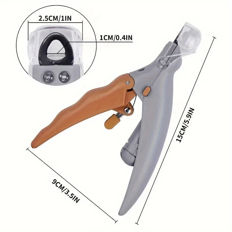 LED Pet Nail Clipper for Dogs and Cats with Steel Blades