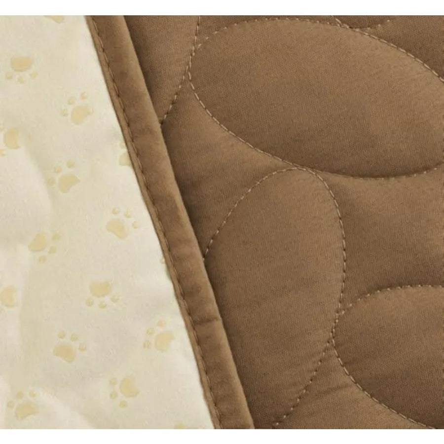 Pet Bed Cover Dog Bed Blanket for Sofa and Furniture Waterproof New Pattern Design,Dark Grey