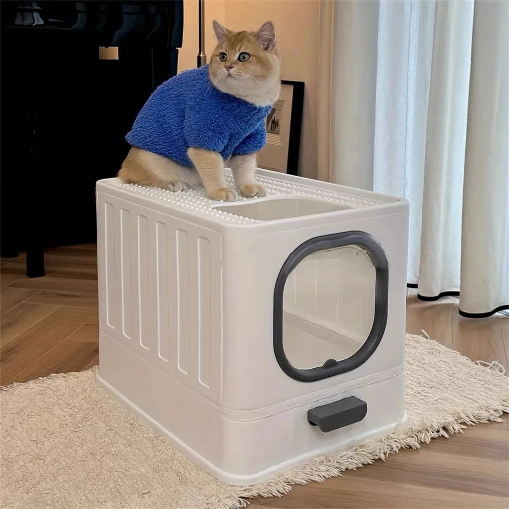 Enclosed Cat Litter Box with Scoop and Lid product image 7