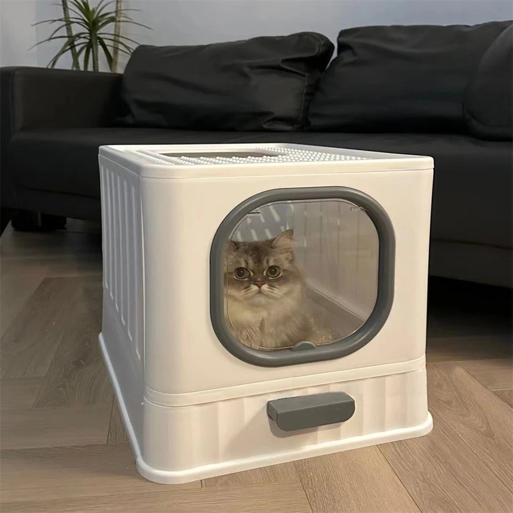Enclosed Cat Litter Box with Scoop and Lid product image 3