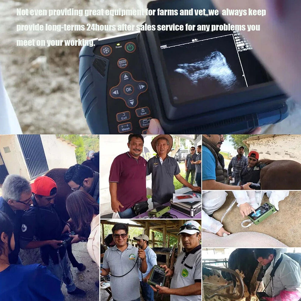 Portable Veterinary Ultrasound Scanner with 3.5MHz Probe