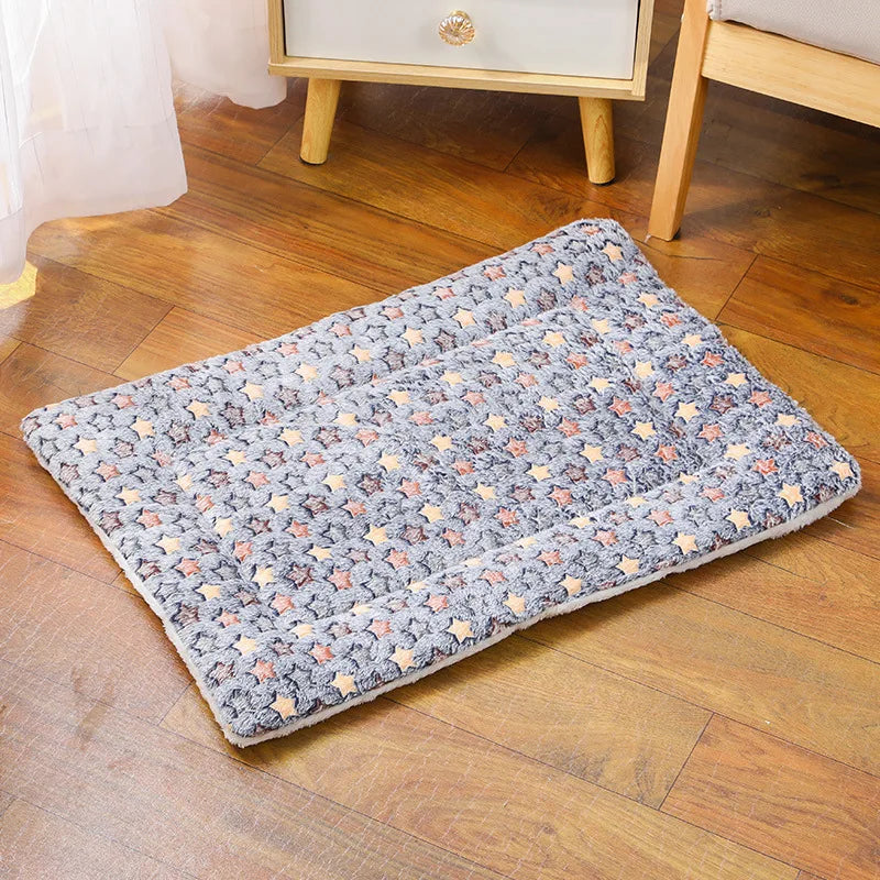 Thickened Warm Plush Sleeping Cushion for Cats & Small Dogs