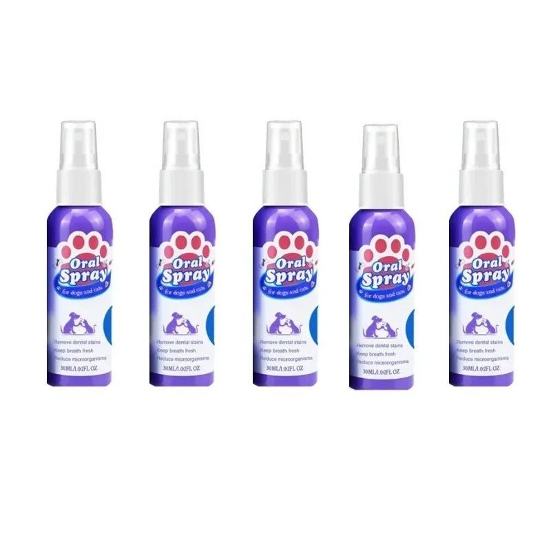 Pet Teeth Cleaning Spray Oral Care for Cats & Dogs