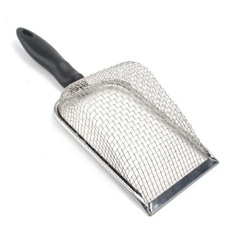 Long-Handle Stainless Steel Cat Litter Scoop