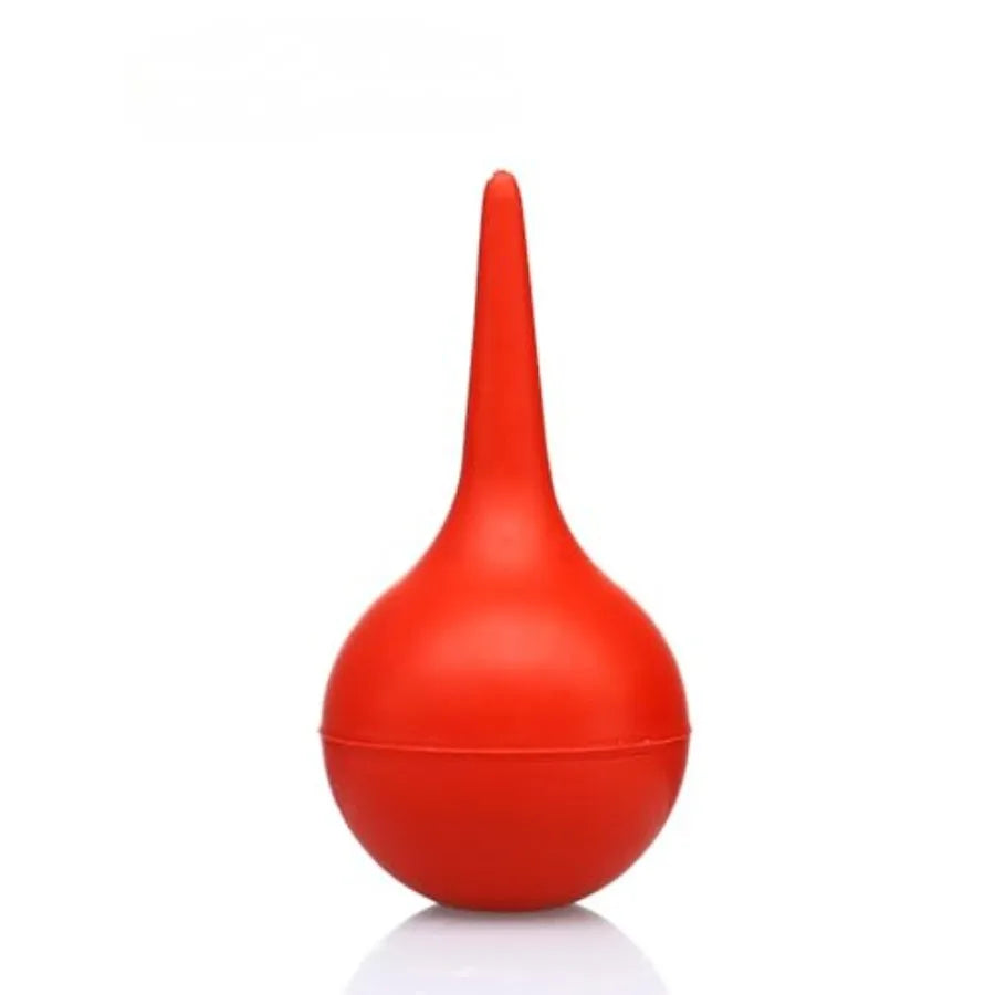 Red Manual Amniotic Fluid Suction Device Canine Feline Pet Puppy Dog for Nasal Home Clinic Choking Pumping DeliverySupp Bulb Si