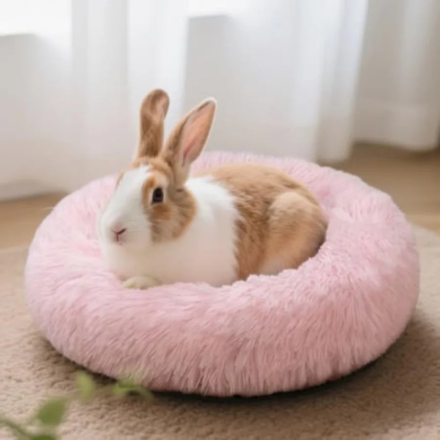 Bunny Bed Rabbit Hideout Large Soft and Comfortable Small Animal Bedding Cozy Bed Mat Warm Hideaway Cage Accessories for Guinea