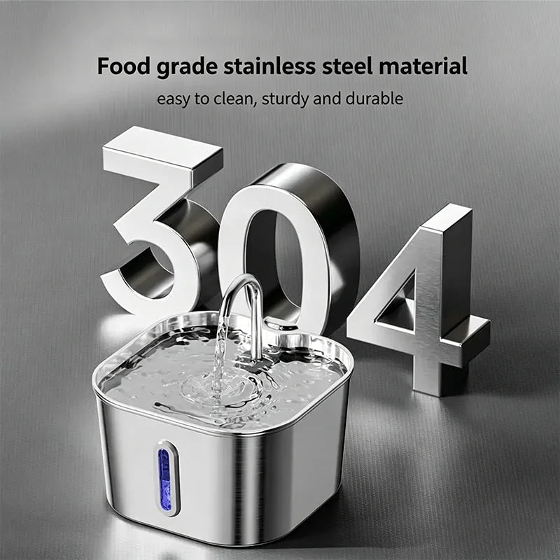 2.2L Stainless Steel Pet Water Fountain product image 6