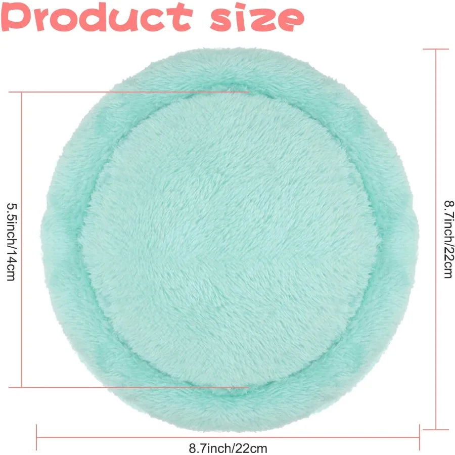 Round Velvet Warm Sleep Bed Pad for Hamsters & Small Pets