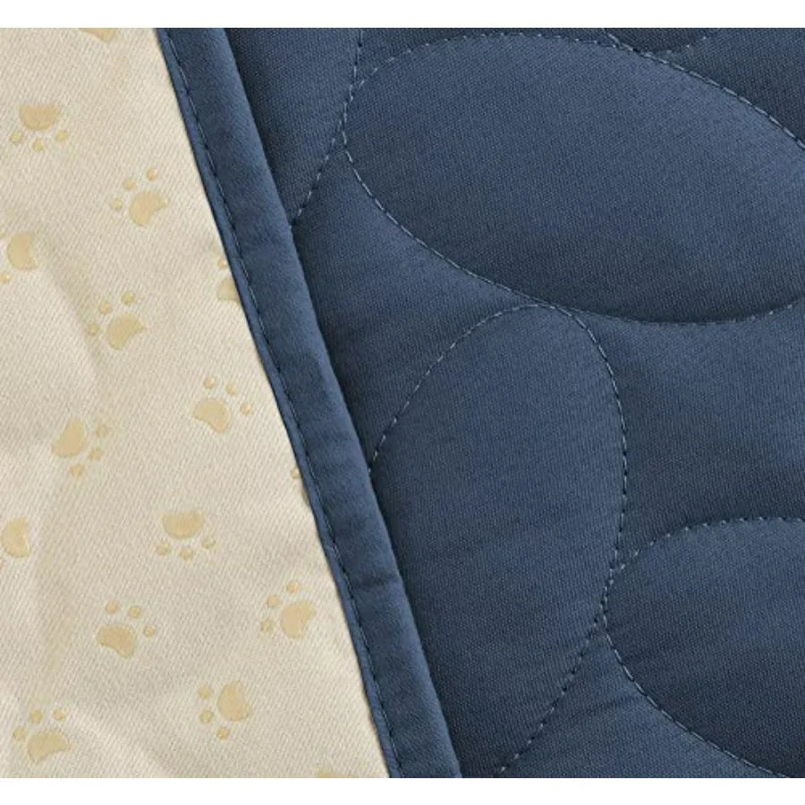 Pet Bed Cover Dog Bed Blanket for Sofa and Furniture Waterproof New Pattern Design,Dark Grey