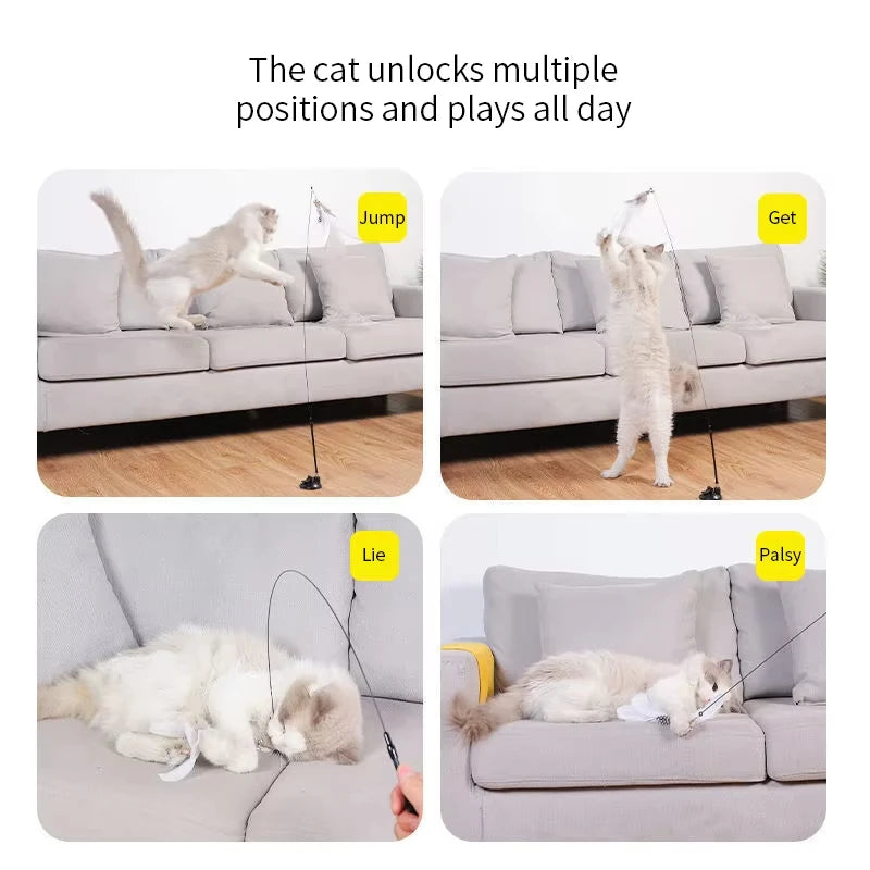 Interactive Cat Wand Toy with Suction Cup Base product image 4
