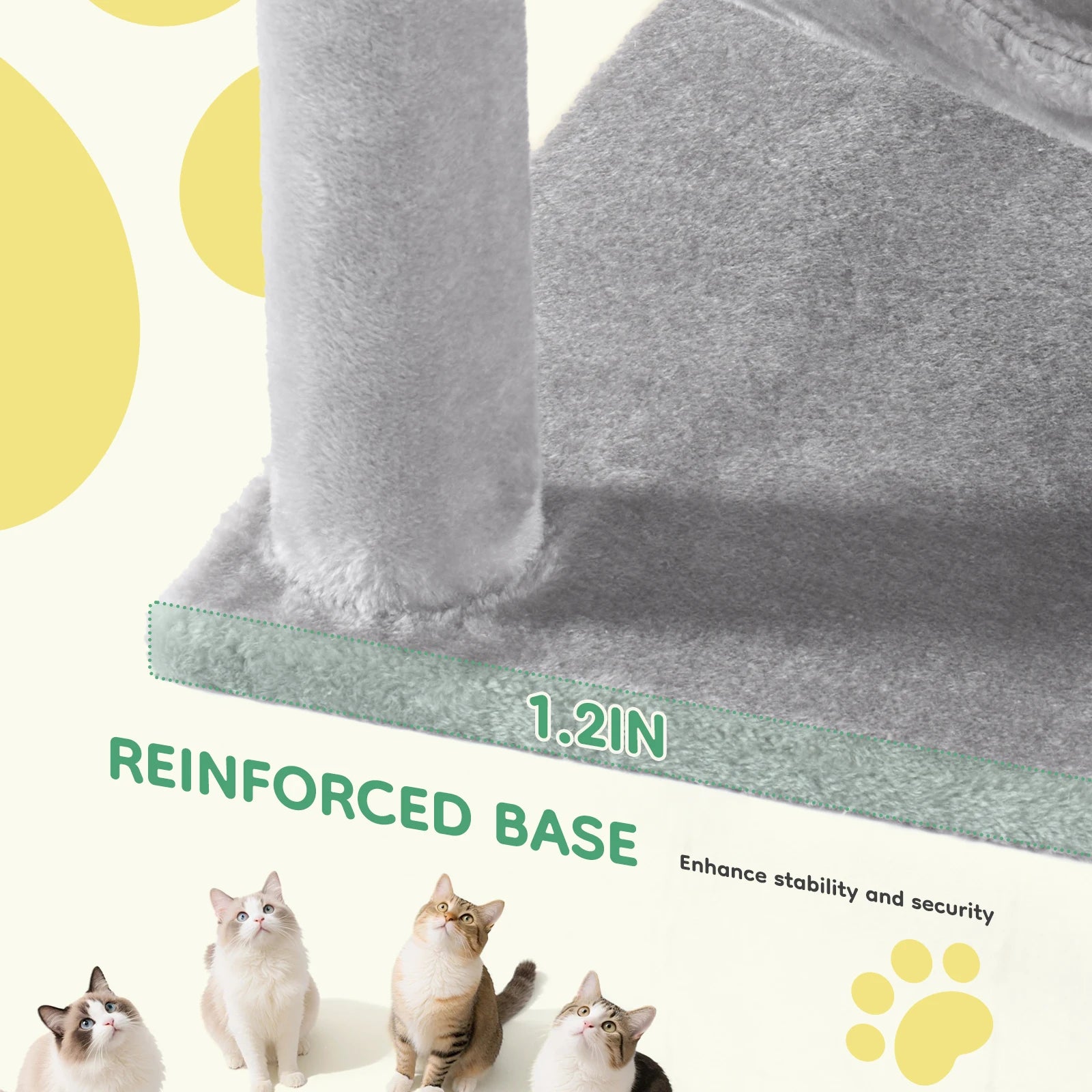 44-Inch Multi-Level Cat Tree with Condo & Hammock product image 7