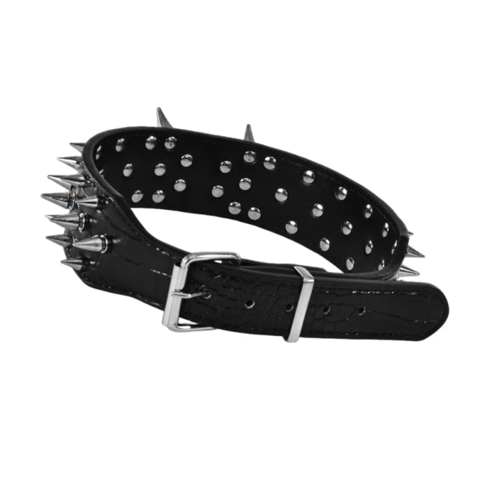 Spiked Dog Collar with Adjustable PU Leather Strap product image 10