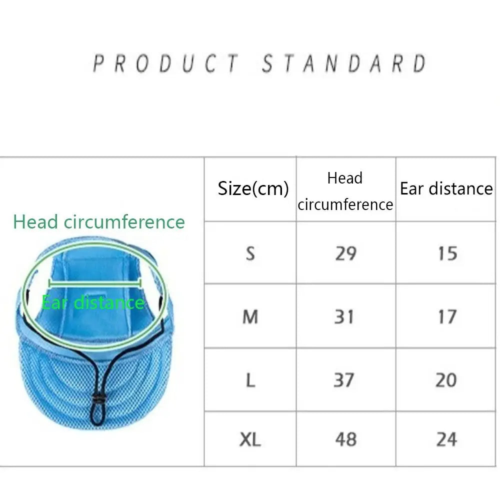 Adjustable Pet Sun Hat with Ear Holes product image 6