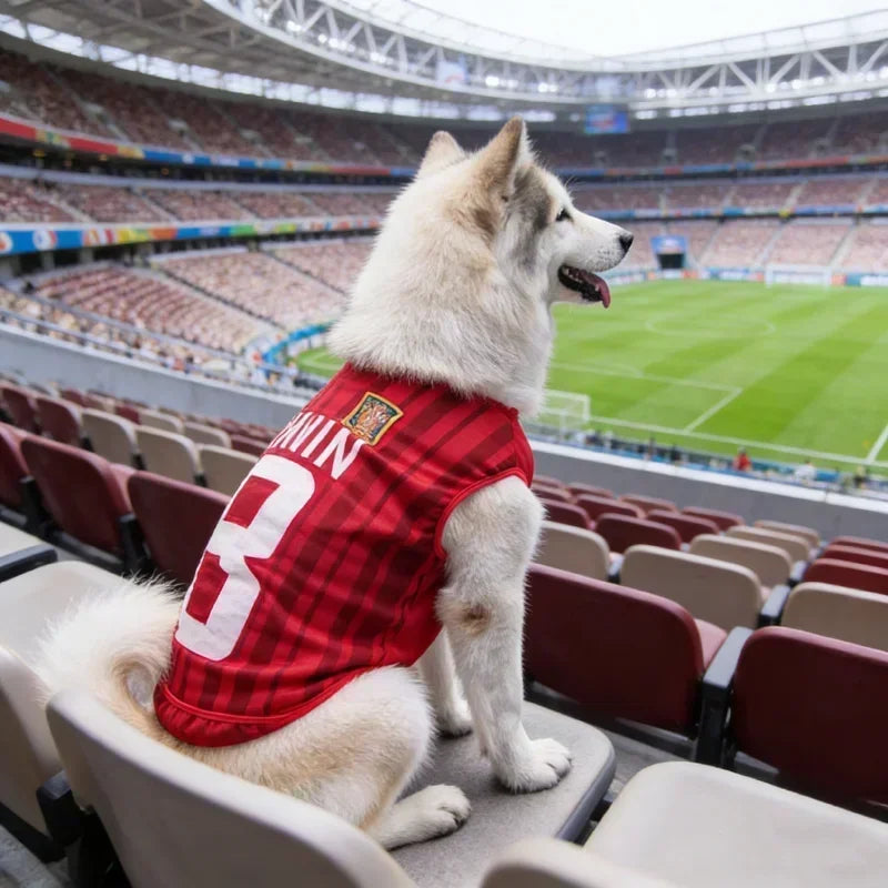 Breathable Mesh Football Jersey Pet T-Shirt Vest
