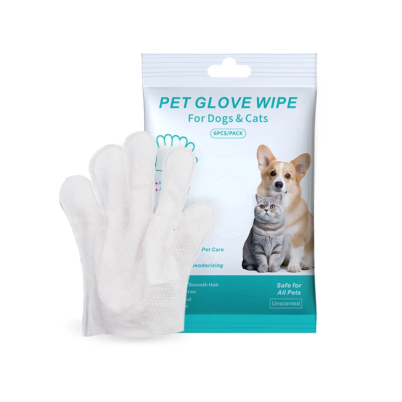 Wash-Free Pet Grooming Gloves for Dogs and Cats product image 6