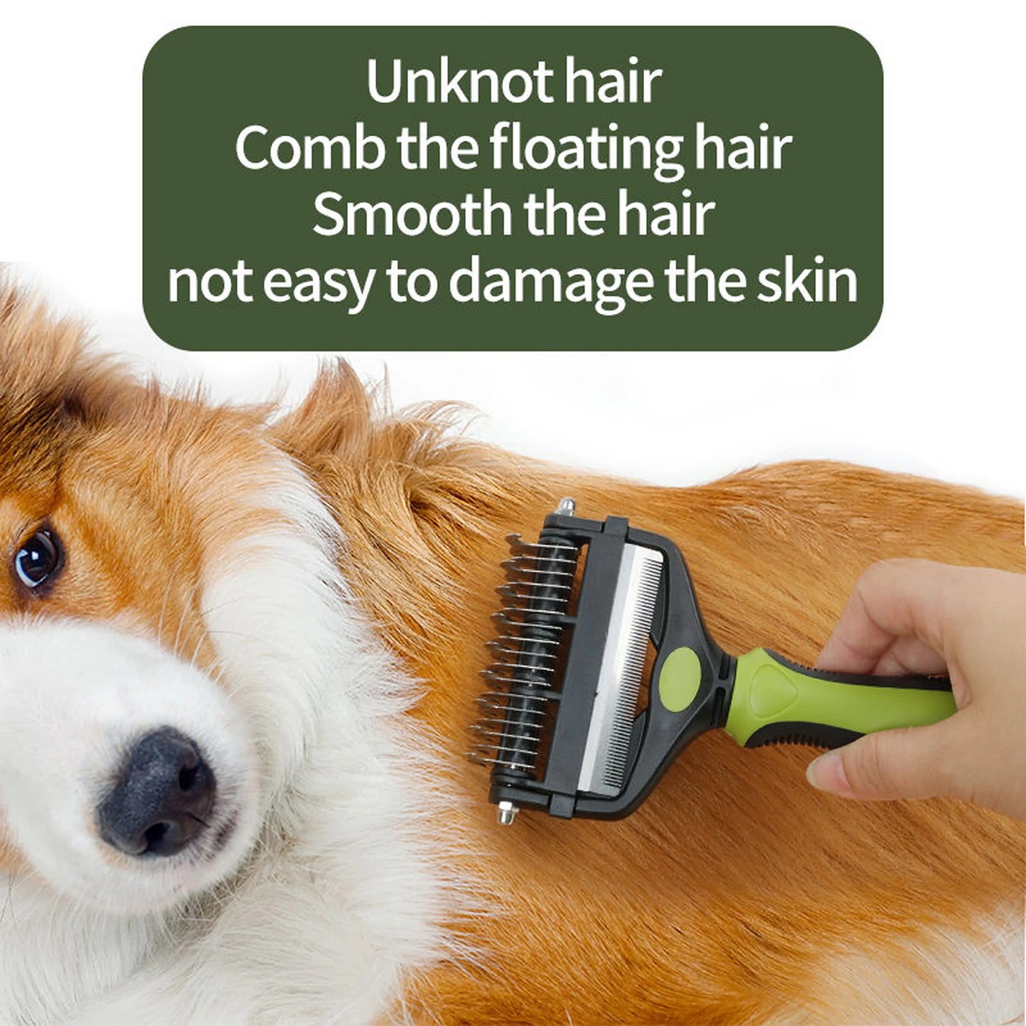 3-in-1 Pet Deshedding Brush for Dogs and Cats product image 4