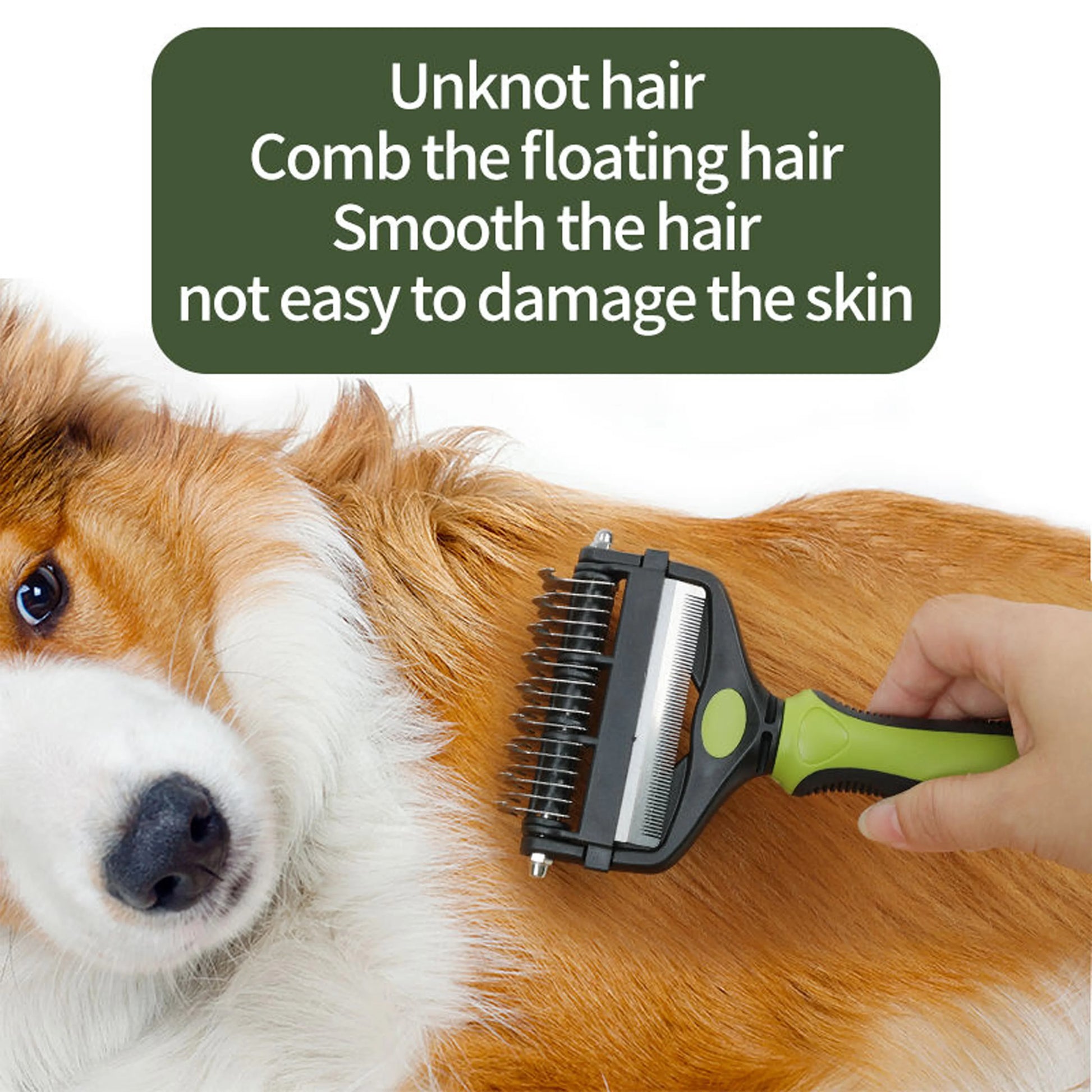 3-in-1 Pet Deshedding Brush for Dogs and Cats product image 4