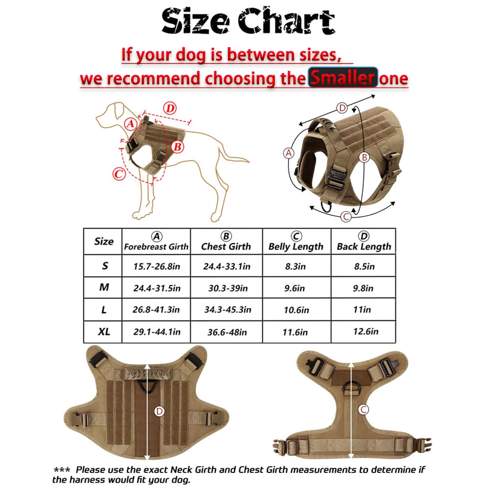 Tactical Dog Harness and Leash Set product image 3