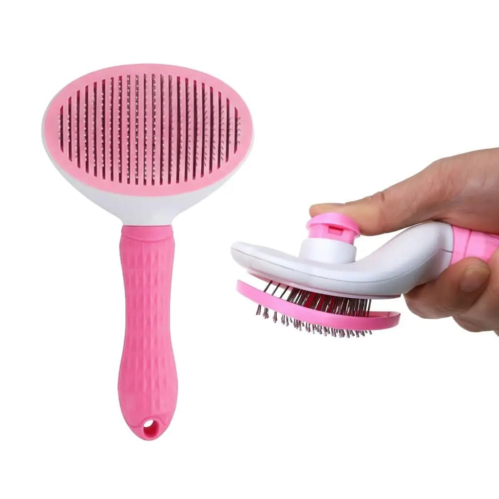 Non-Slip Pet Grooming & Deshedding Brush, Ergonomic Design