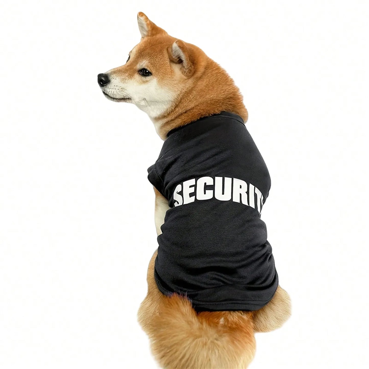 Breathable Letter-Print Sleeveless Top for Dogs and Cats