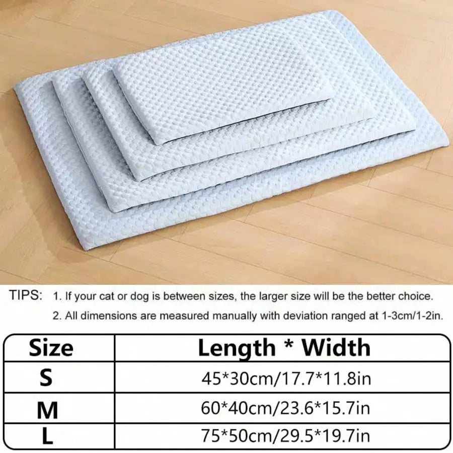 Breathable Cooling Cat Bed with Thick Non-Slip Padding