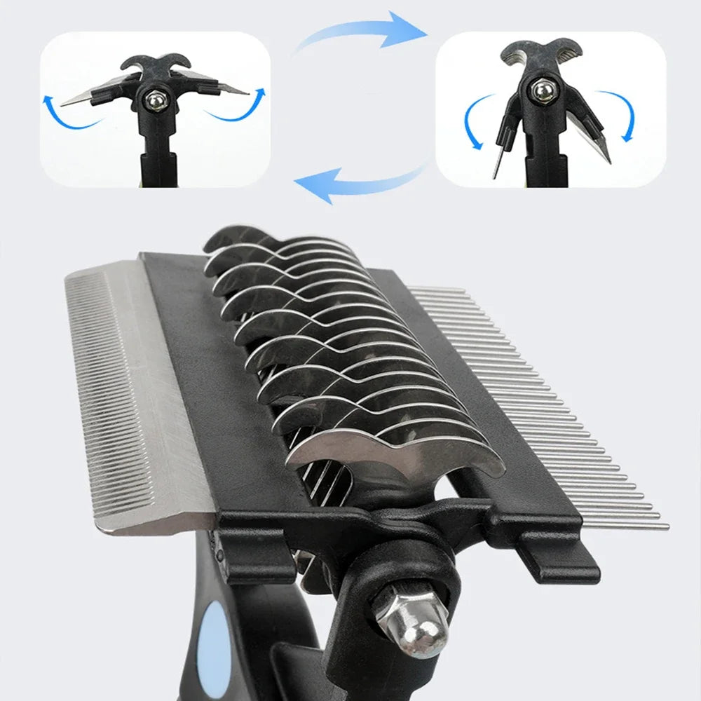 3-in-1 Pet Deshedding Brush for Dogs and Cats product image 3