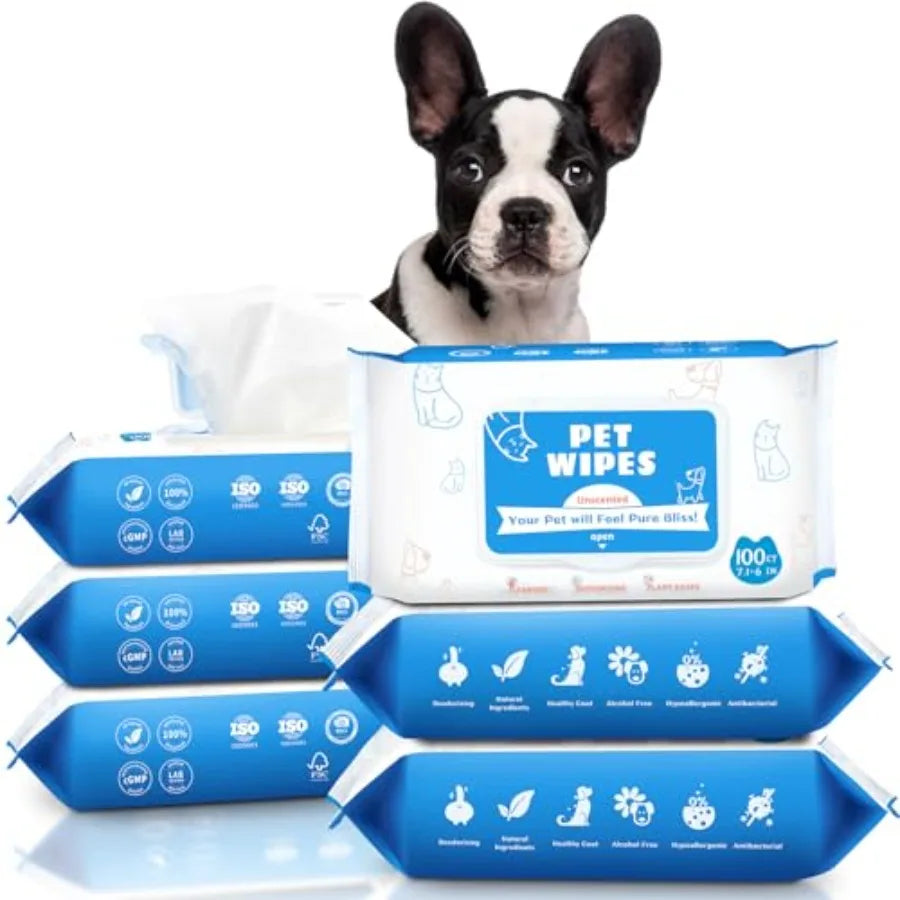 Dog Wipes for Paws and Butt - s Pet Wipes for Dogs and Cats Puppy Wipes - Dog Grooming Wipes Cleaning Deodorizing - Fragrance F