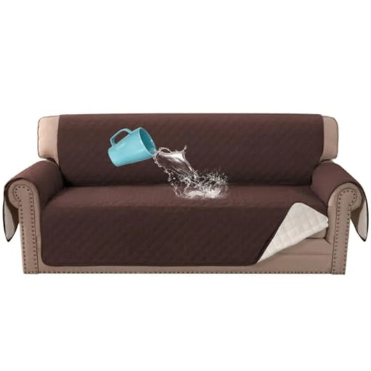 Couch Cover, Covers for 3 Cushion Couch, Dog Couch Cover Protector, Furniture Covers for Pets, 100% Waterproof Cover with Non-S