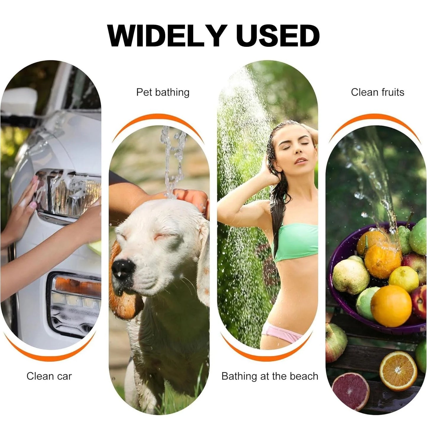 Portable Rechargeable Handheld Outdoor Shower & Pet Bathing Pump