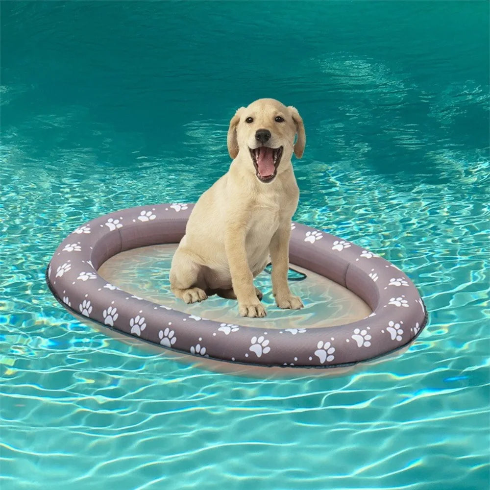 Inflatable Dog Swimming Float for Pool and Summer Play main product image