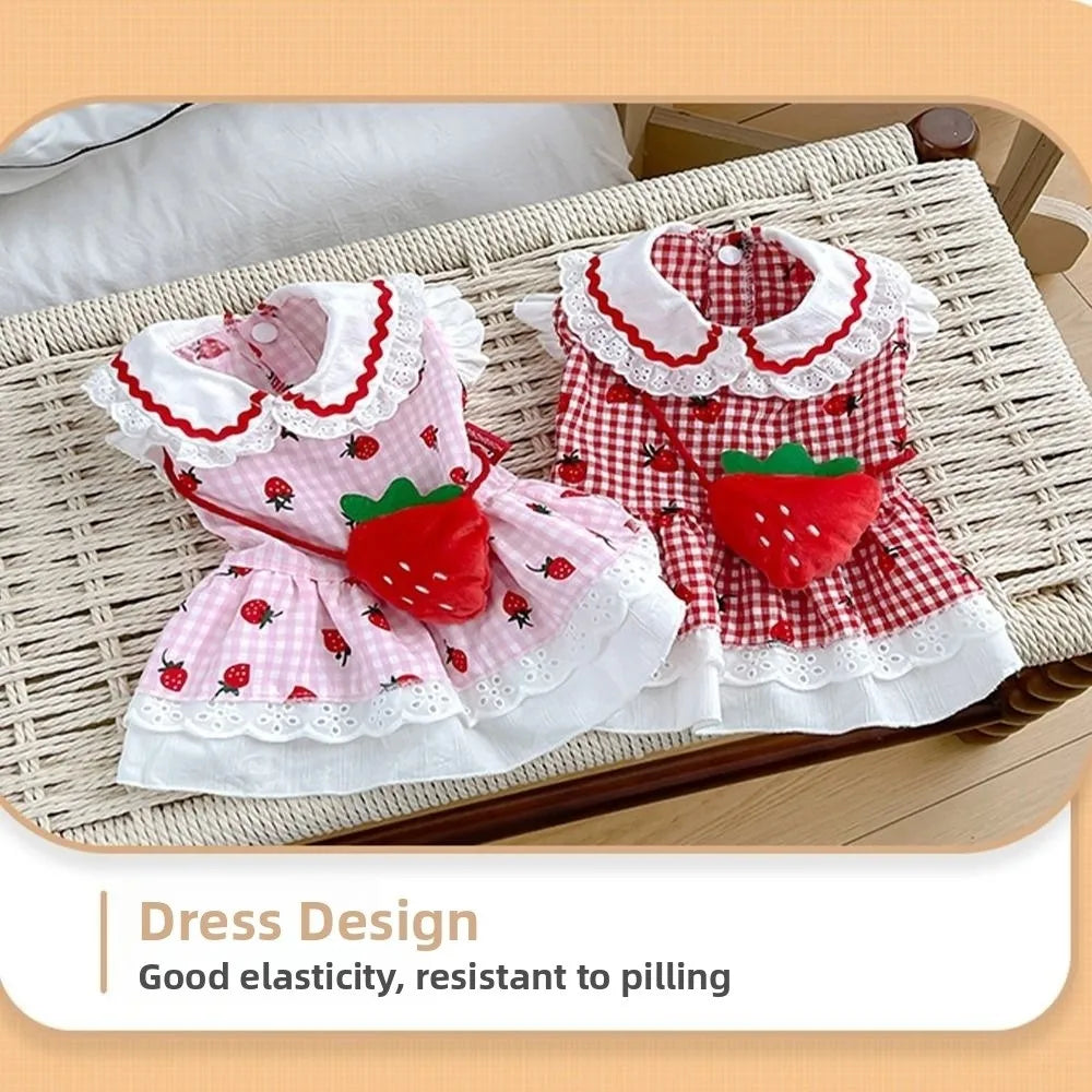 Strawberry Pet Dress for Dogs and Cats product image 5