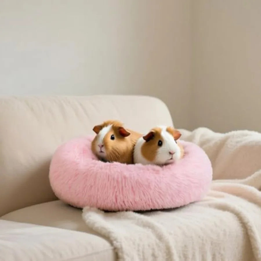 Bunny Bed Rabbit Hideout Large Soft and Comfortable Small Animal Bedding Cozy Bed Mat Warm Hideaway Cage Accessories for Guinea