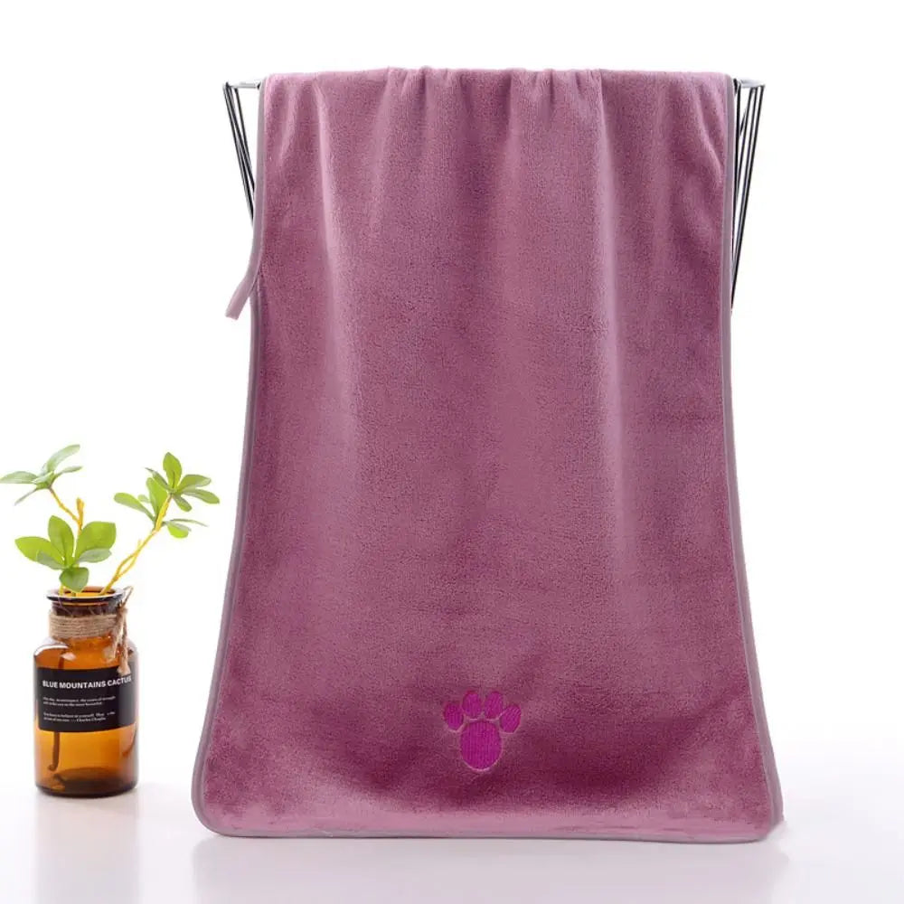 Breathable Microfiber Dog Towels Super Soft Highly Absorbent Pet Grooming Towel Thick Cat Bath Pet Cloth Drying Dogs