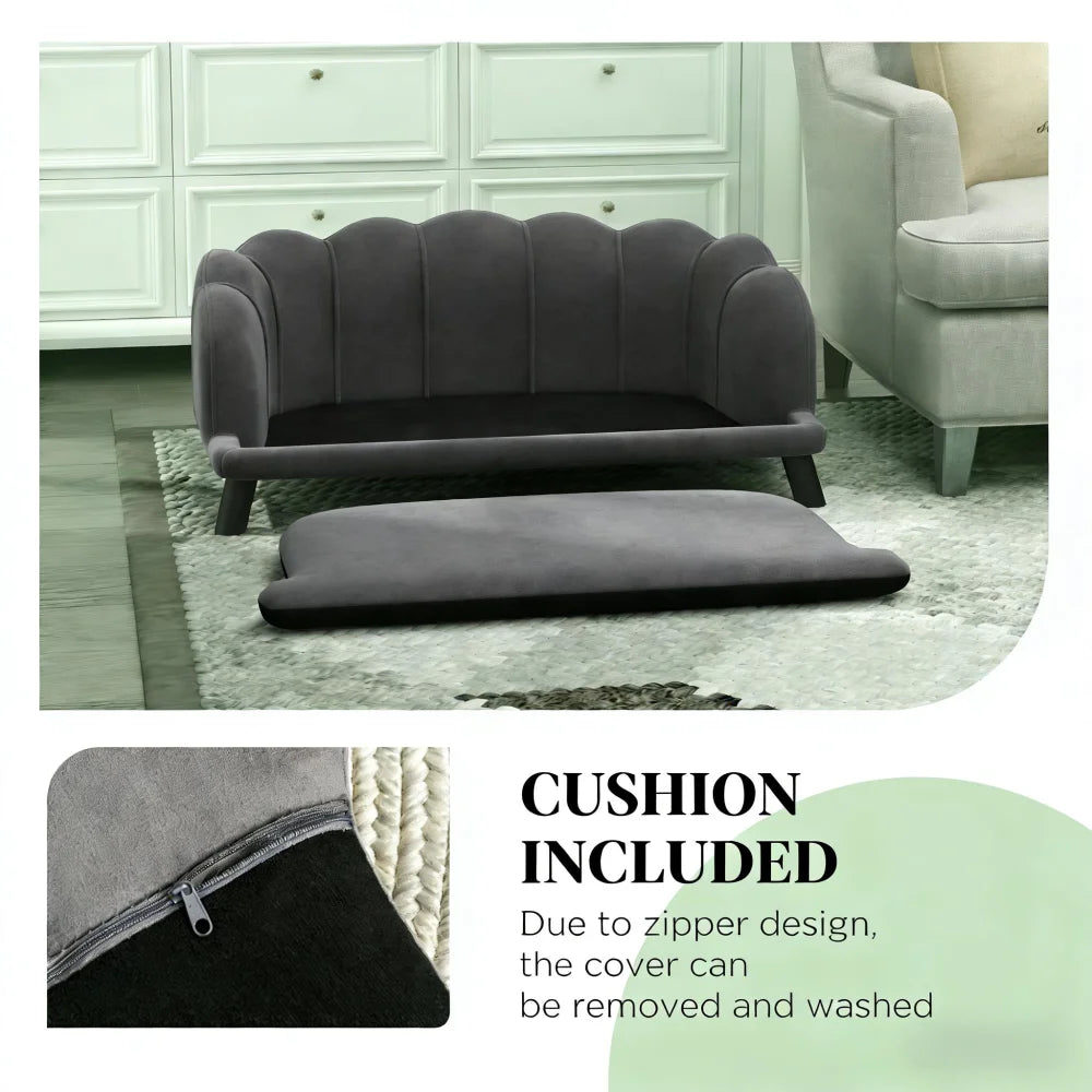 Ye Pet Bed with Pearl Design Pet Sofa