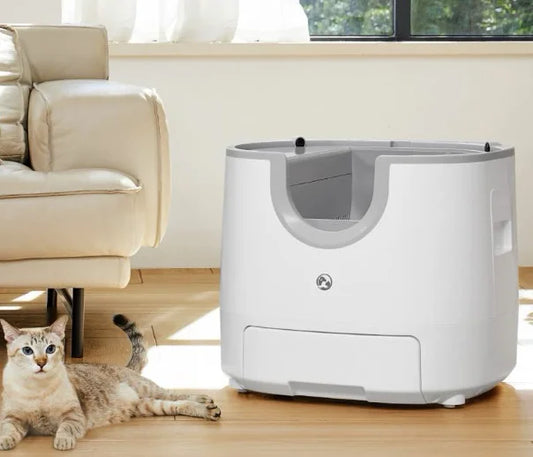 Automatic Smart Self-Cleaning Cat Litter Box 11L Capacity - front view