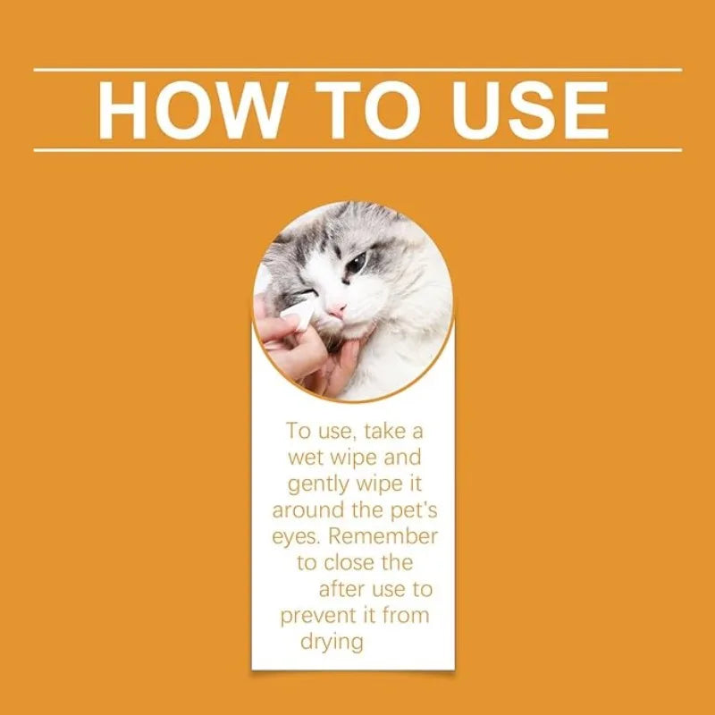 200PCS Pet Ear Cleaning Wipes Disposable Ear Care Finger Cover Convenient And Dirty Hand Ear Mite Ear Mite