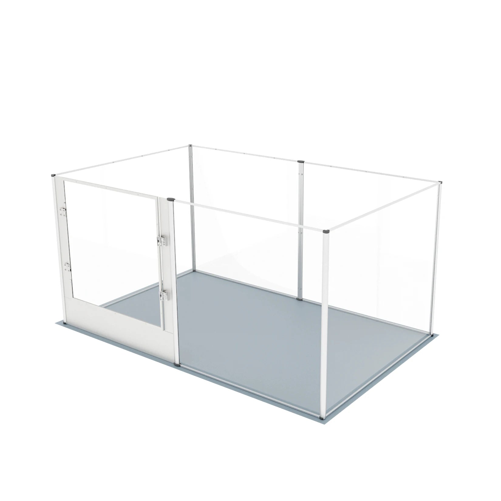 Heavy-Duty Acrylic Dog Playpen with Waterproof Mat - detail view