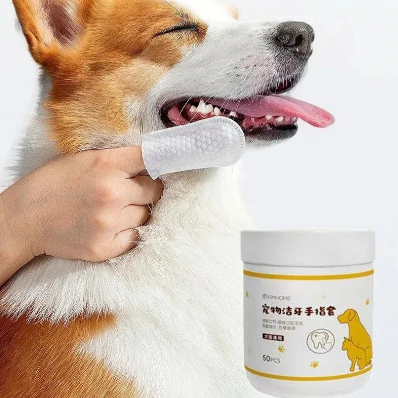 Pet Finger Wipes for Teeth, Ears and Eyes main product image