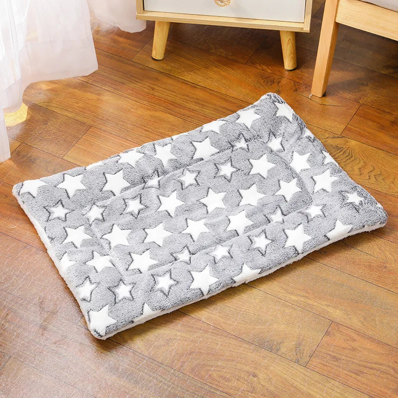 Thickened Warm Plush Sleeping Cushion for Cats & Small Dogs