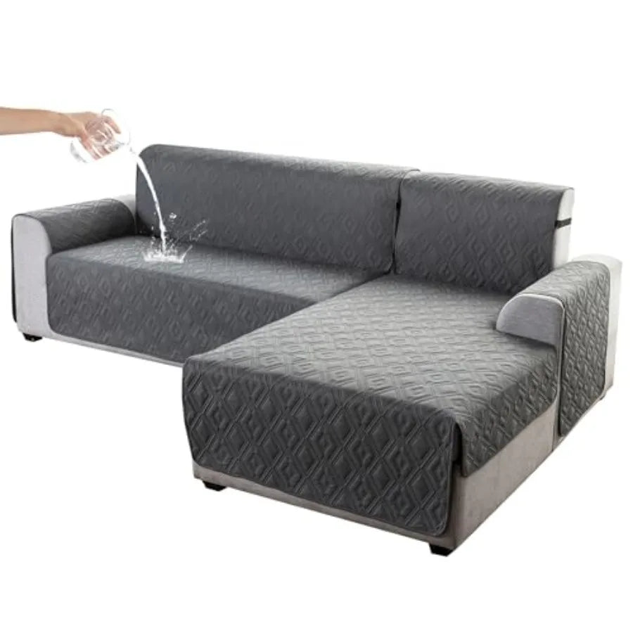 Sectional Couch Covers for Dogs L Shaped Sofa Covers Chaise Lounge Cover Reversible Couch Covers for Sectional Sofa L Shape Fur