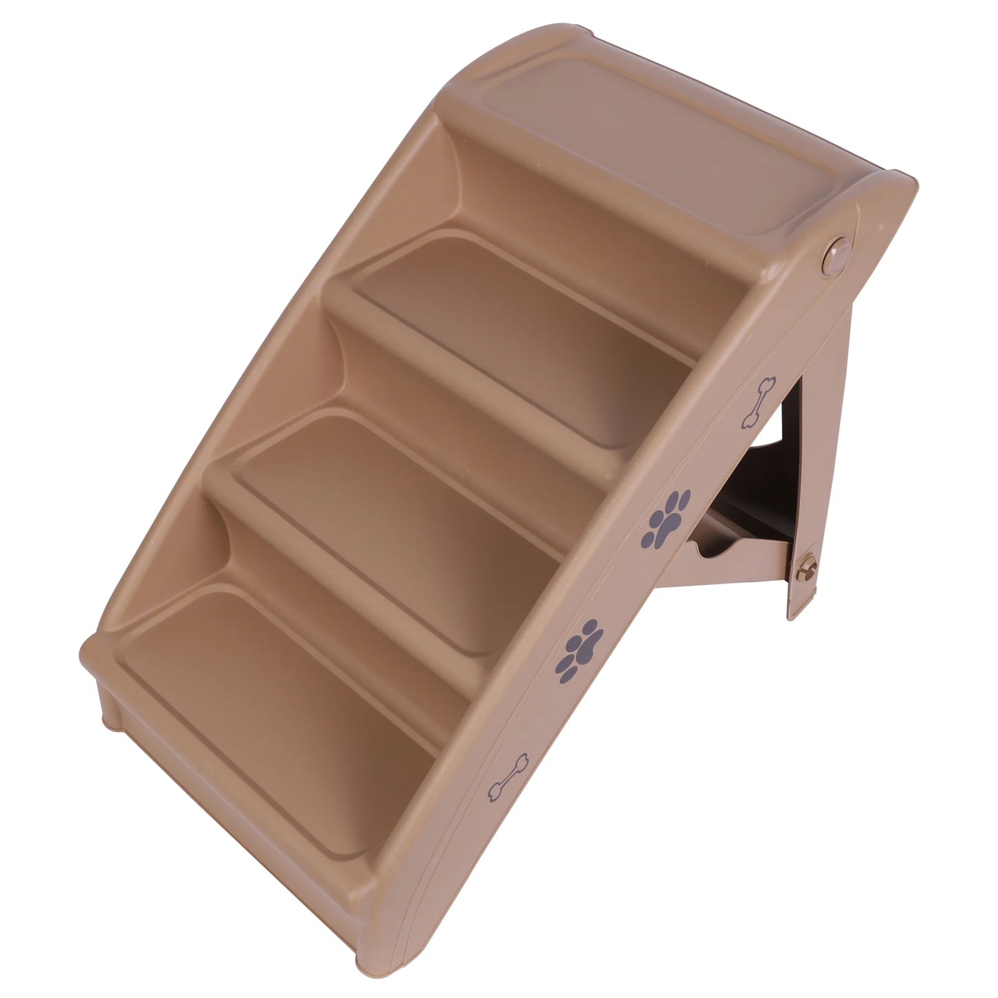 4-Step Pet Dog Stairs Folding Cat and Dog Steps Nonslip Dog Stairs Ramp Sofa Ladder Pet Furniture for High Bed Chair Couch Sofa