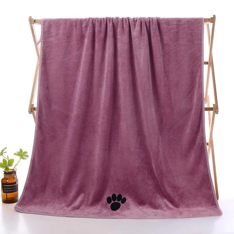 Super Absorbent Quick-Drying Dog Bath Towel - Soft & Large