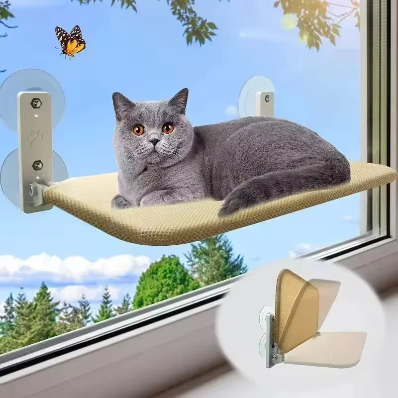 Window-Mounted Cat Hammock with Suction Cups product image 3